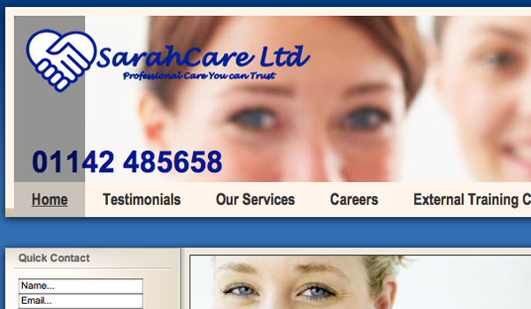 Sarah Care – Professional health care in Sheffield