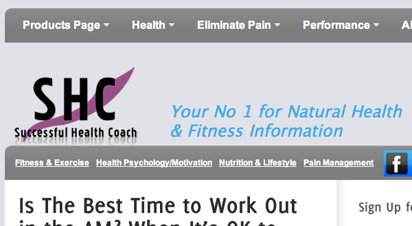 Successful Health Coach Based in Southport